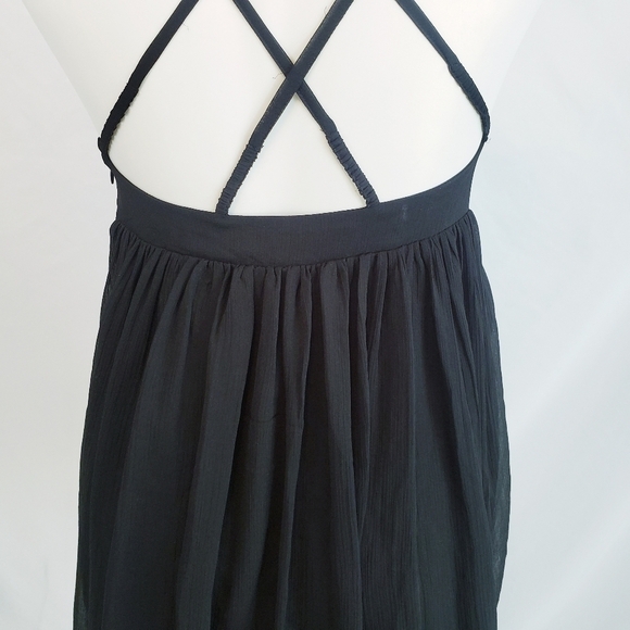 NWT Zara Little Black Dress Beaded Bodice Mini A-line Cocktail - Picture 16 of 16